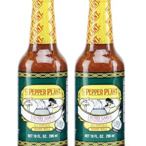 Hot Sauce The Pepper Plant Chunky Garlic 10 oz Set of 2
