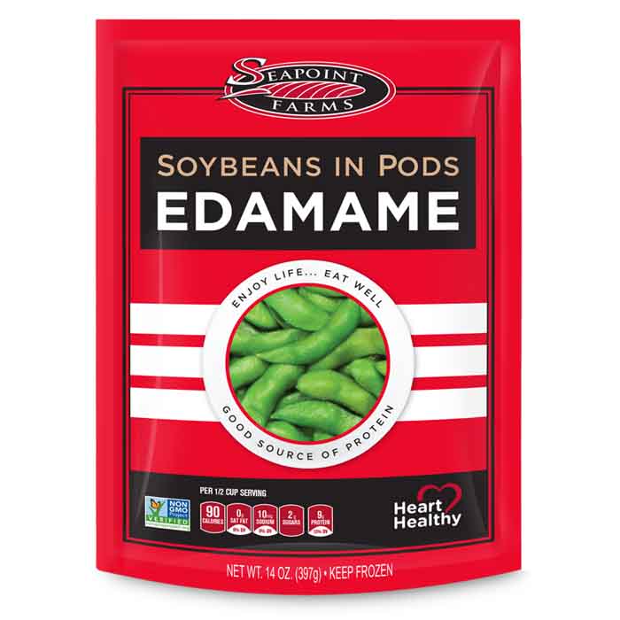 Seapoint Farms – Edamame Soybean Pods, 14 oz | Pack of 12