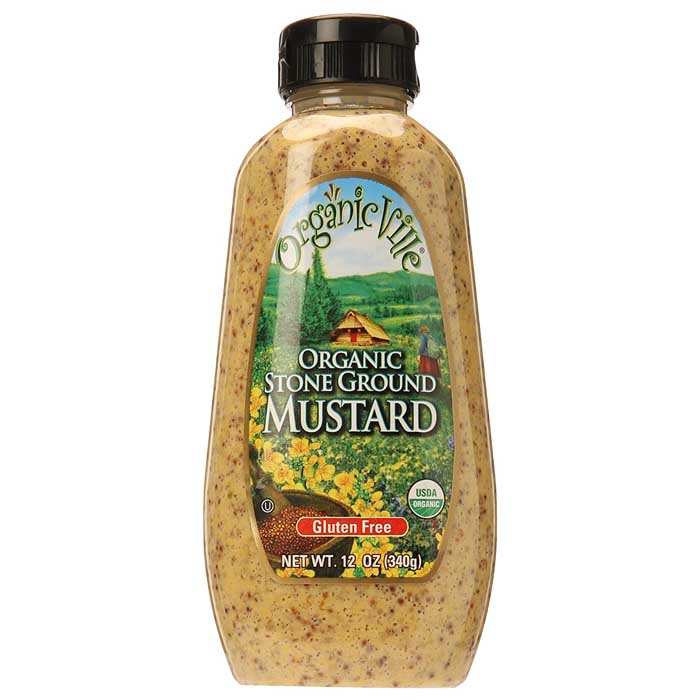 Organicville – Organic Stone Ground Mustard (GF), 12oz