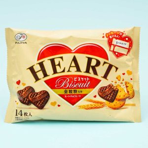 Fujiya Heart Whole Grain Biscuit Chocolate