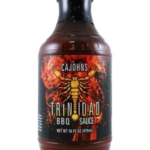 CaJohn’s Trinidad Scorpion BBQ Sauce, 16oz.