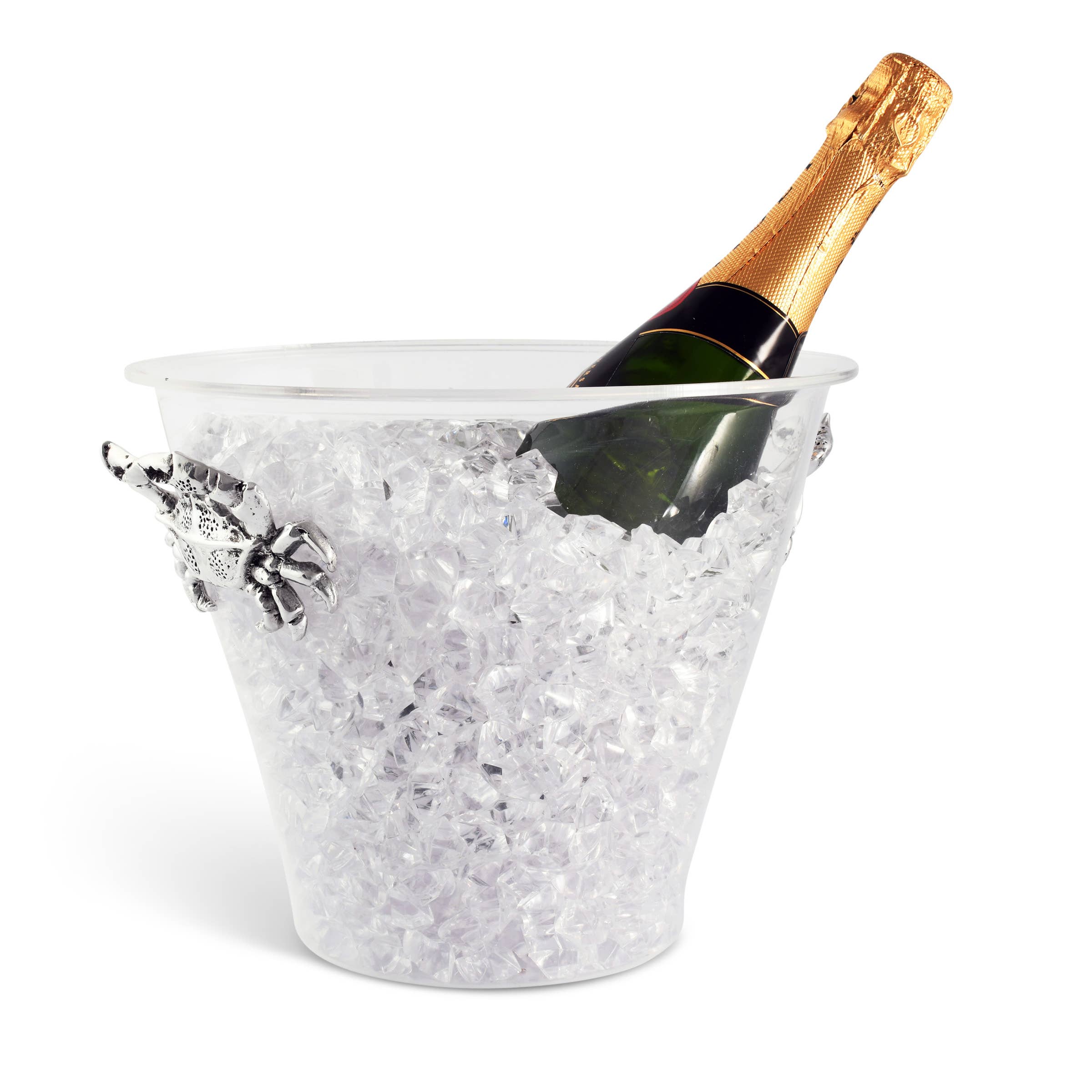 Arthur Court – Crab Handle Acrylic Ice Bucket