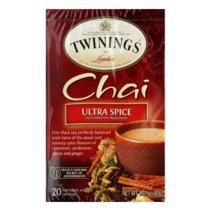 Twinings – Chai Ultra Spice Tea, 20 Bags | Pack of 6