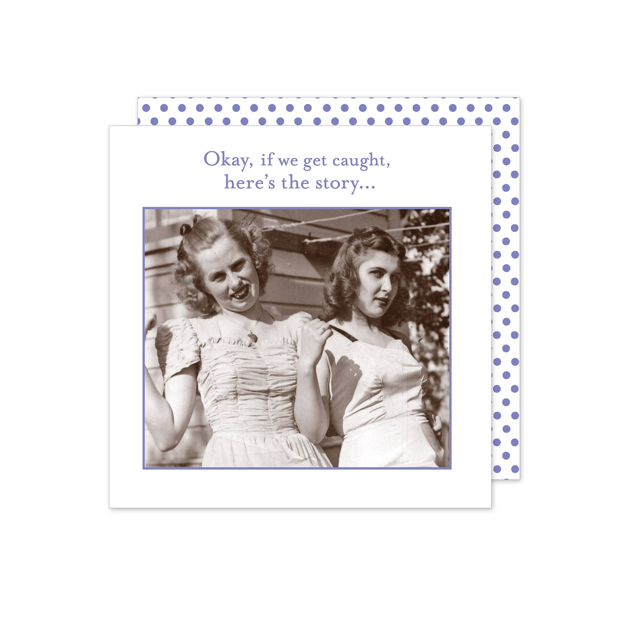 Shannon Martin Design – If We Get Caught Beverage Napkin