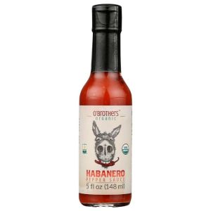 O’Brothers Organic – Habanero Pepper Sauce, 5oz