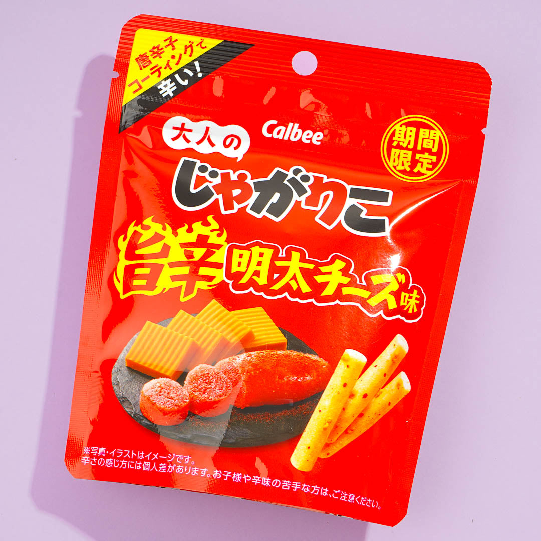 Jagariko Adult Potato Snacks – Spicy Cod Roe & Cheese
