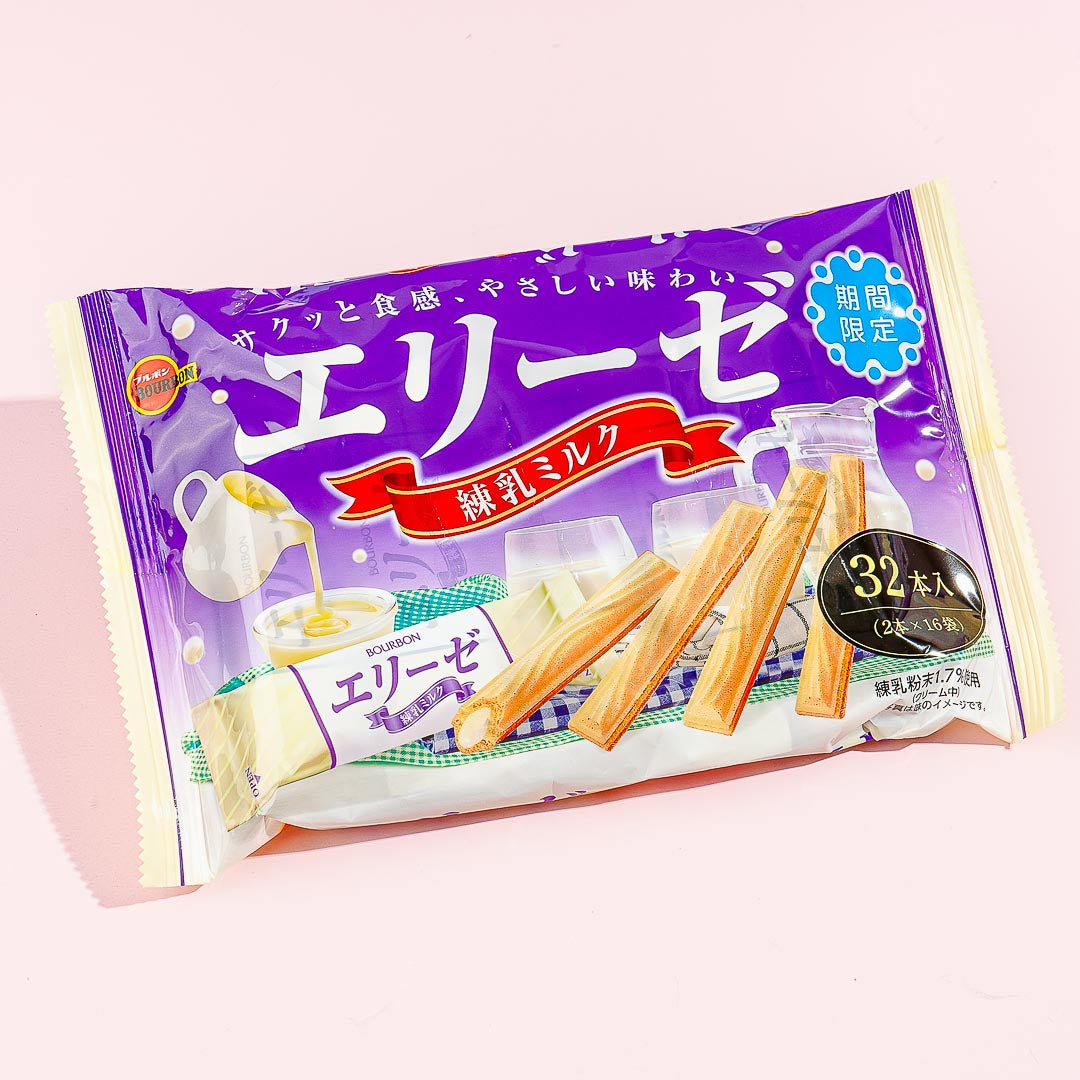 Bourbon Elise Wafer Sticks – Condensed Milk