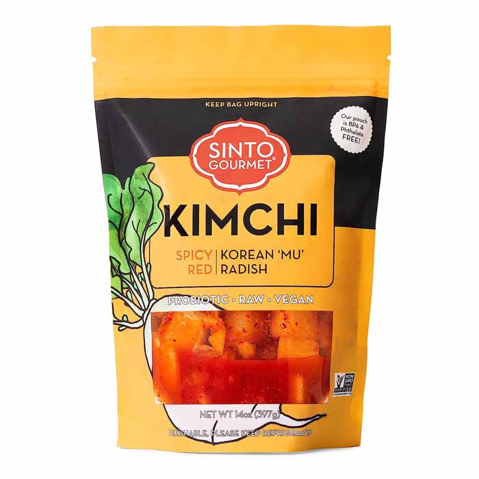 Sinto Gourmet – Radish Kimchi Spicy, 14 Oz | Pack of 6