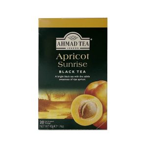 Ahmad Tea Apricot Sunrise Black Tea, 20 Count
