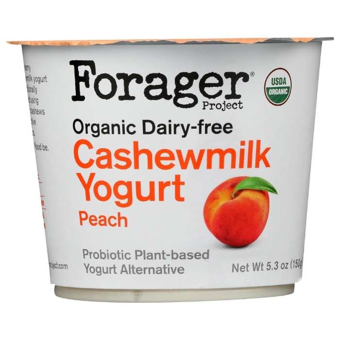 Forager Project – Organic Peach Cashewmilk Yogurt, 5.3oz