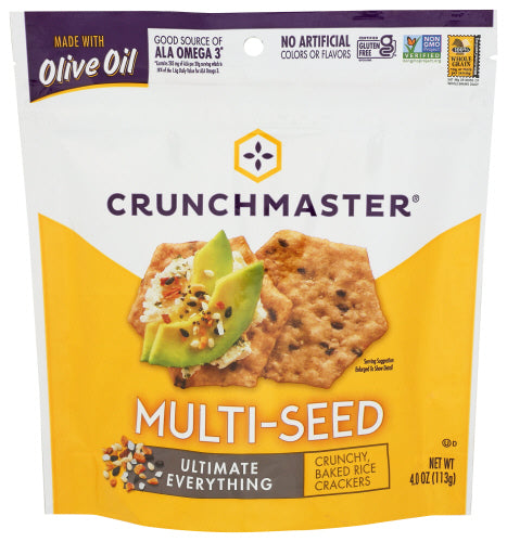Crunchmaster – Multi-Seed Ultimate Everything Cracker, 4 Oz | Pack of