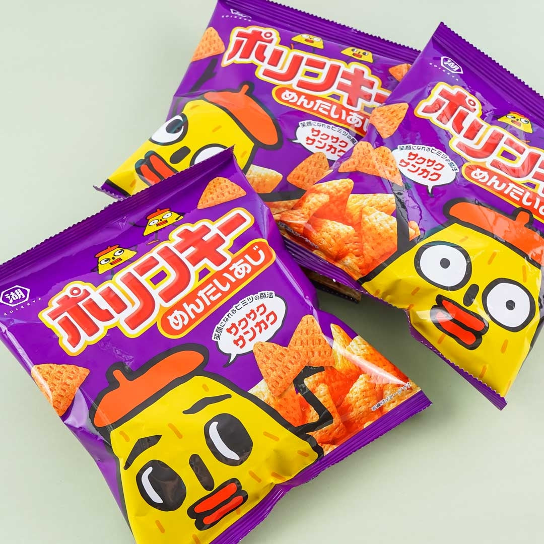 Koikeya Polinky Corn Puffs – Mentai