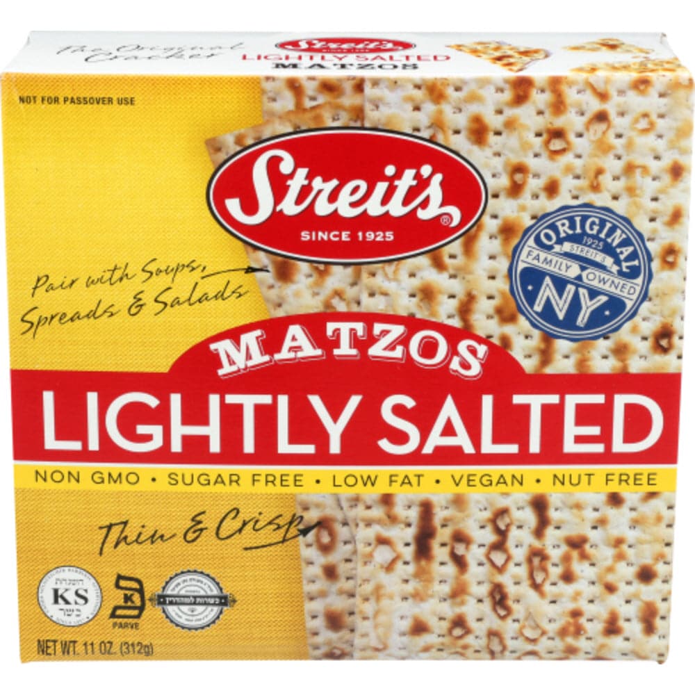 Streit’s – Lightly Salted Matzos, 11 oz