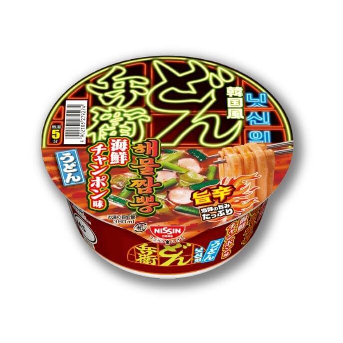 Nissin – Donbei Korean-style Umami Spicy Seafood Champon Udon