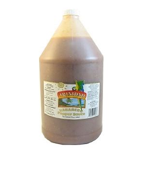 Trinidad Extra Hot Pepper Sauce, 1 Gallon.