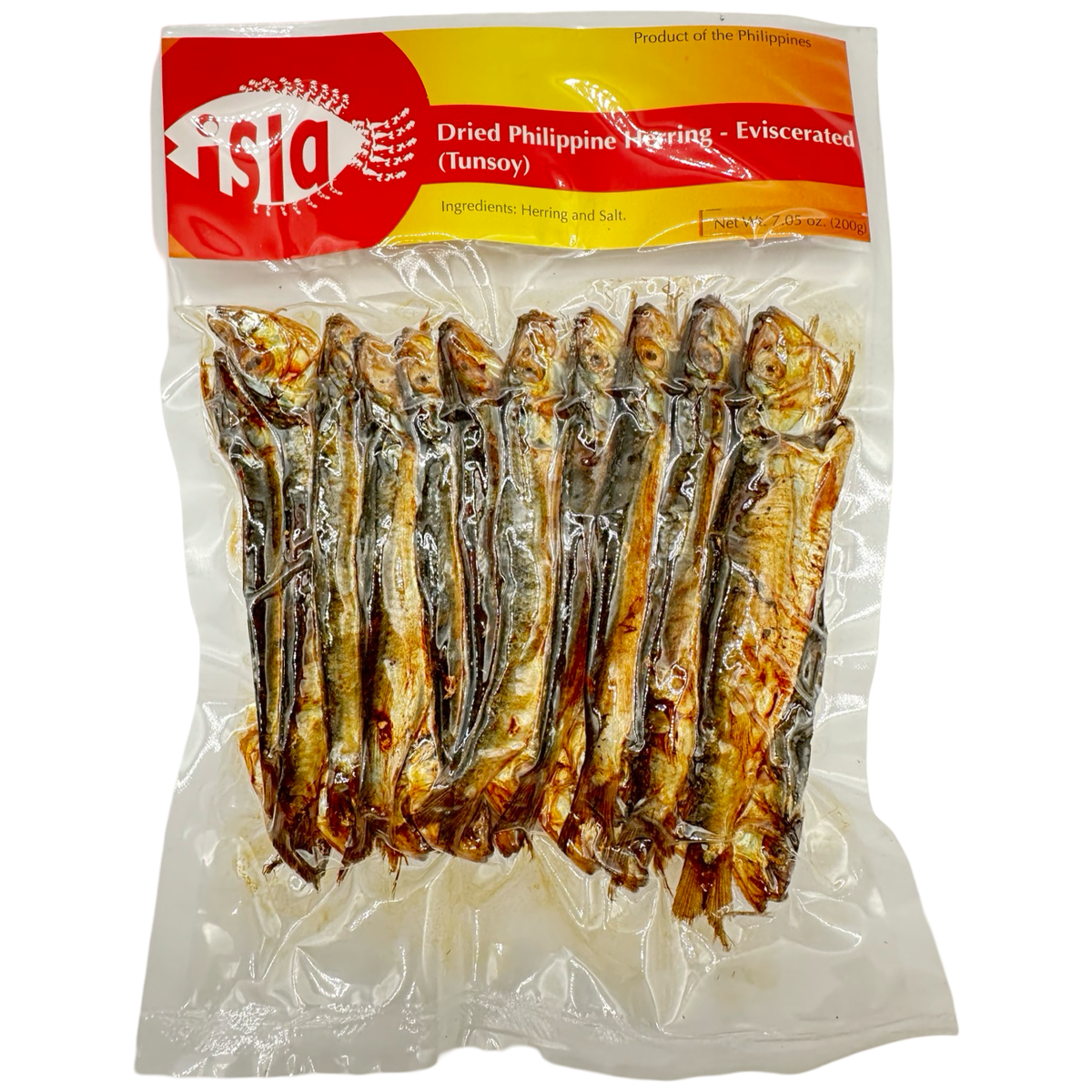 Isla Premium – Dried Sardine Herring (Dried Tunsoy) – Fully Eviscerated – 8 OZ