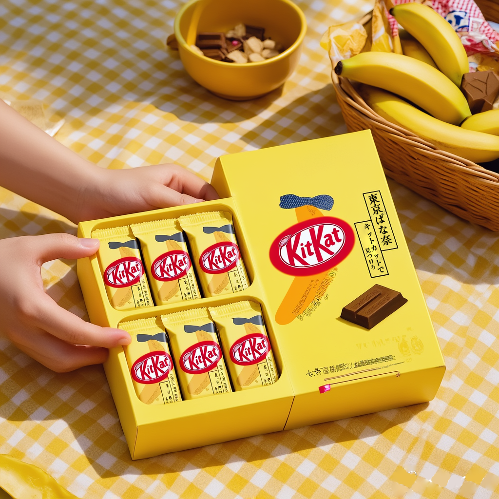 Tokyo Limited KitKat x Tokyo Banana 6 Pieces – Made in JAPAN – Tokyo Sakura Mall