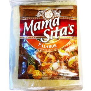 Mama Sita’s – 2 in 1 – Palabok Oriental Gravy Mix with Palabok Noodles Included – 227 G
