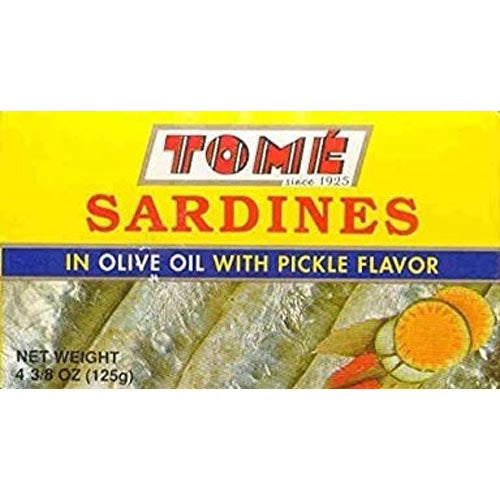Tome – Sardines in Olive Oil with Pickle Flavor – 125 G