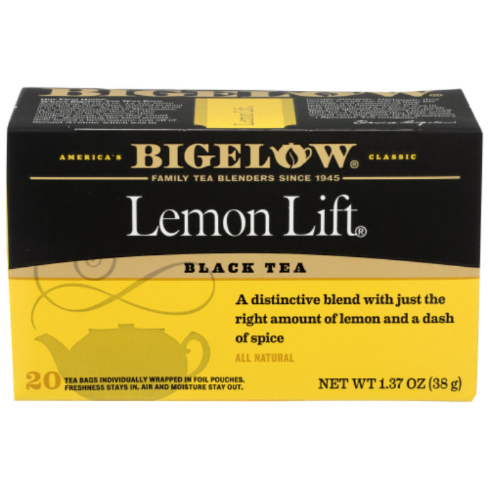 Bigelow – Lemon Lift Tea, 20 Bags, 1.37 oz | Pack of 6