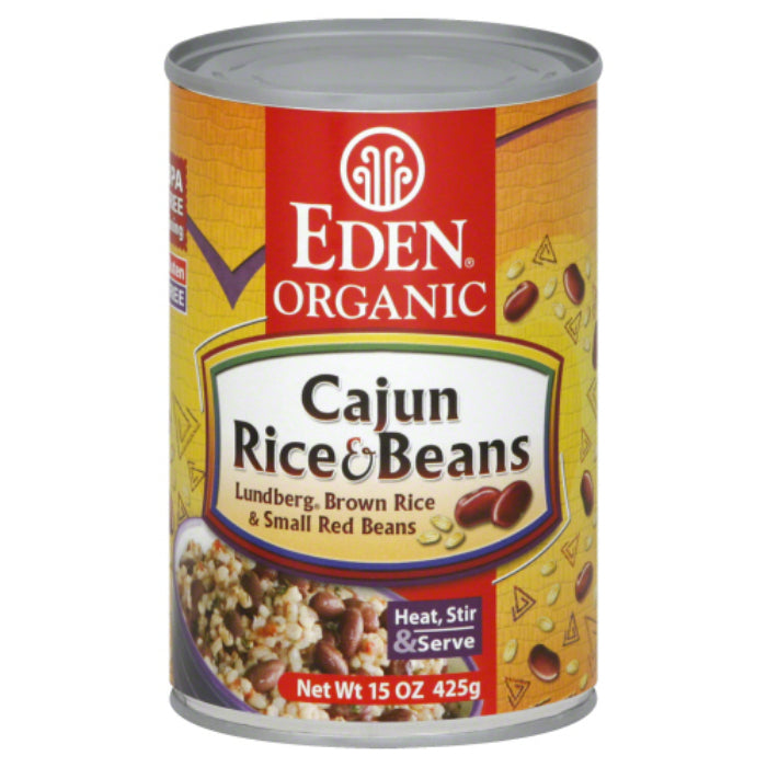 Eden Foods – Rice N Bean Cajun Sml Re 15 Oz – Pack Of 1