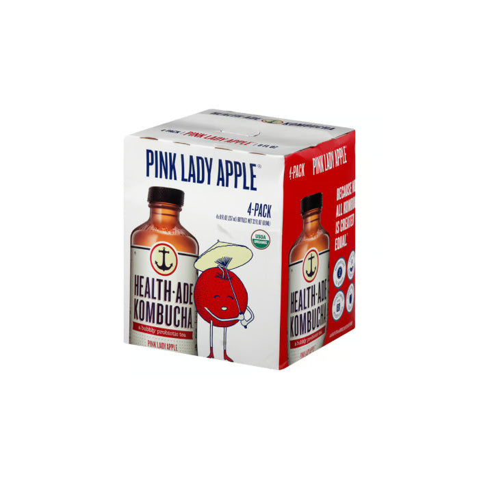 Health Ade – Kombucha (4 pack), 8oz | Multiple Flavors | Pack of 6