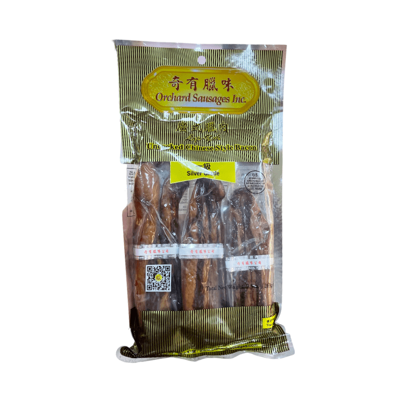 Orchard Sausages Chinese Style Bacon (Silver Grade, Half Slice)
