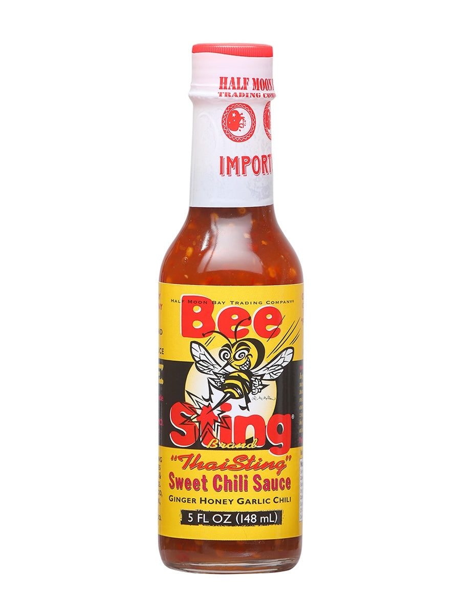 Hot Sauce Bee Sting Thai Sting Sweet Chili Ginger Honey Garlic 5 oz He