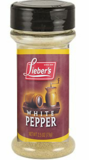 Lieber’s Ground White Pepper, 2.5 oz