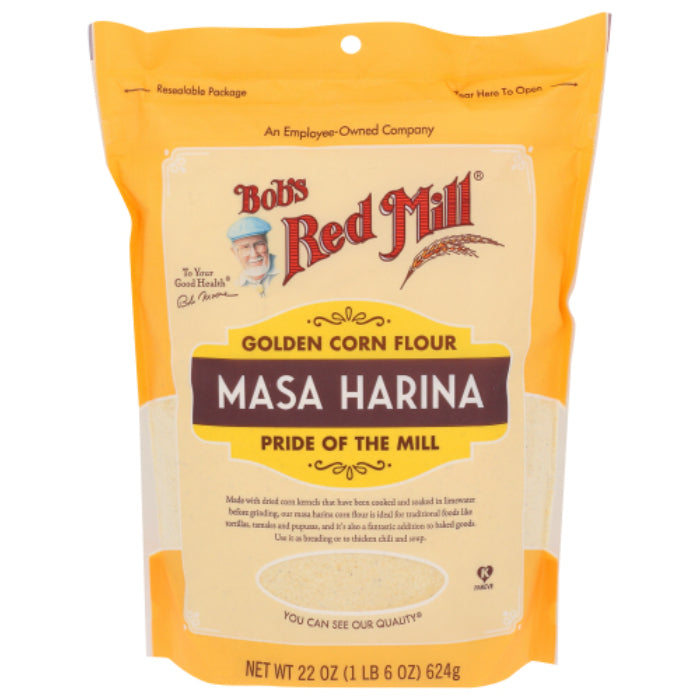 Bob’s Red Mill – Flour, Harina Corn, Golden Maseca, 22 Oz | Pack of 4