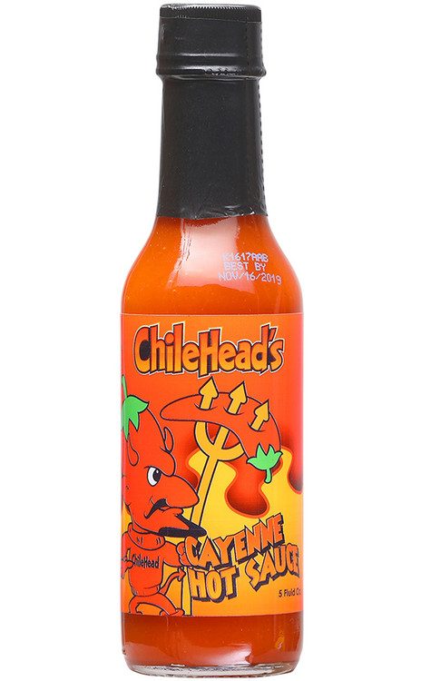 Chilehead’s Cayenne Hot Sauce, 5oz.