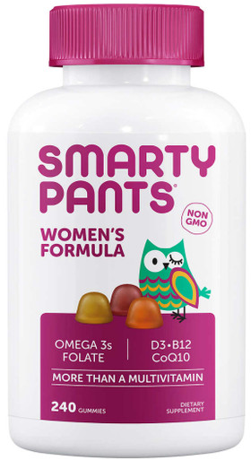 Smarty Pants Women’s Formula Multivitamin, 240 Adult Gummies