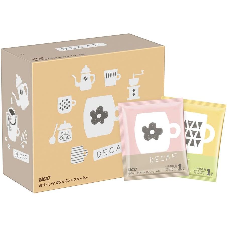 UCC Delicious Decaffeinated Drip Coffee Decaf/Non-Caffeine Regular 7g x 50 Packs Japan – Tokyo Sakura Mall