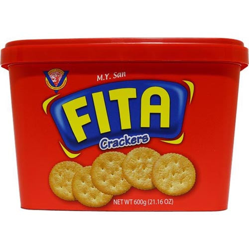 M.Y. San – Fita Crackers – Plastic TUB – 600 G