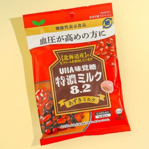UHA Tokuno 8.2 Special Concentrated Milk Candy – Red Bean