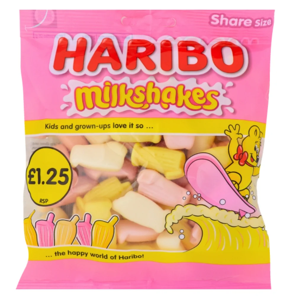 Haribo Milkshake 160g – UK (Case of 12)