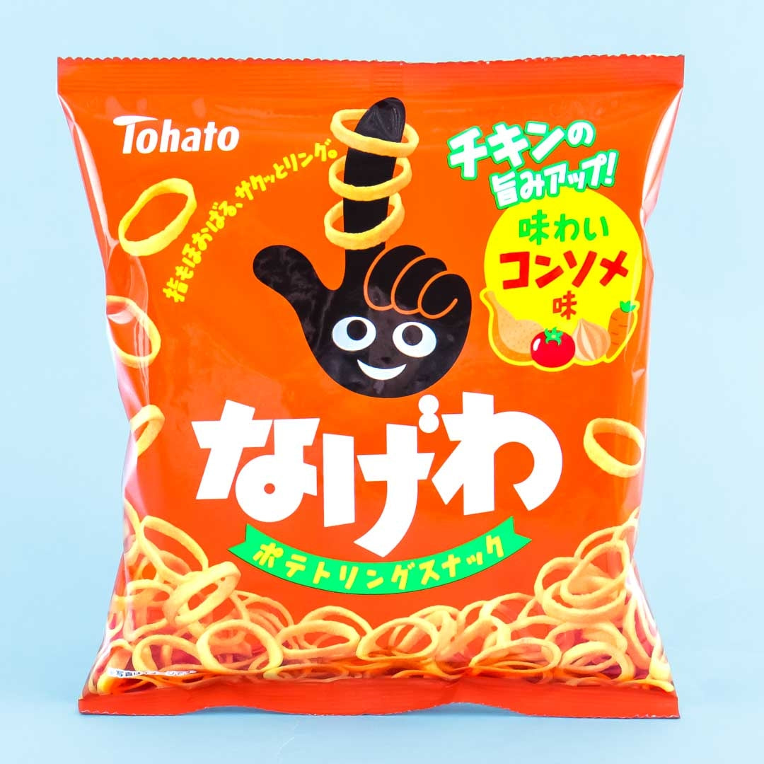 Tohato Nagewa Potato Ring Snacks – Chicken Consomme