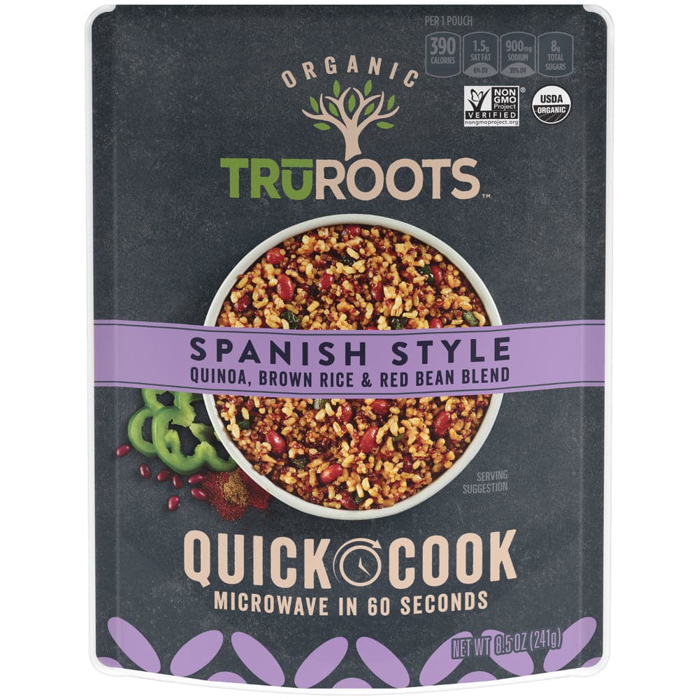 Truroots – Spanish Style Quinoa, Brown Rice & Red Bean Blend 8.5 OZ –