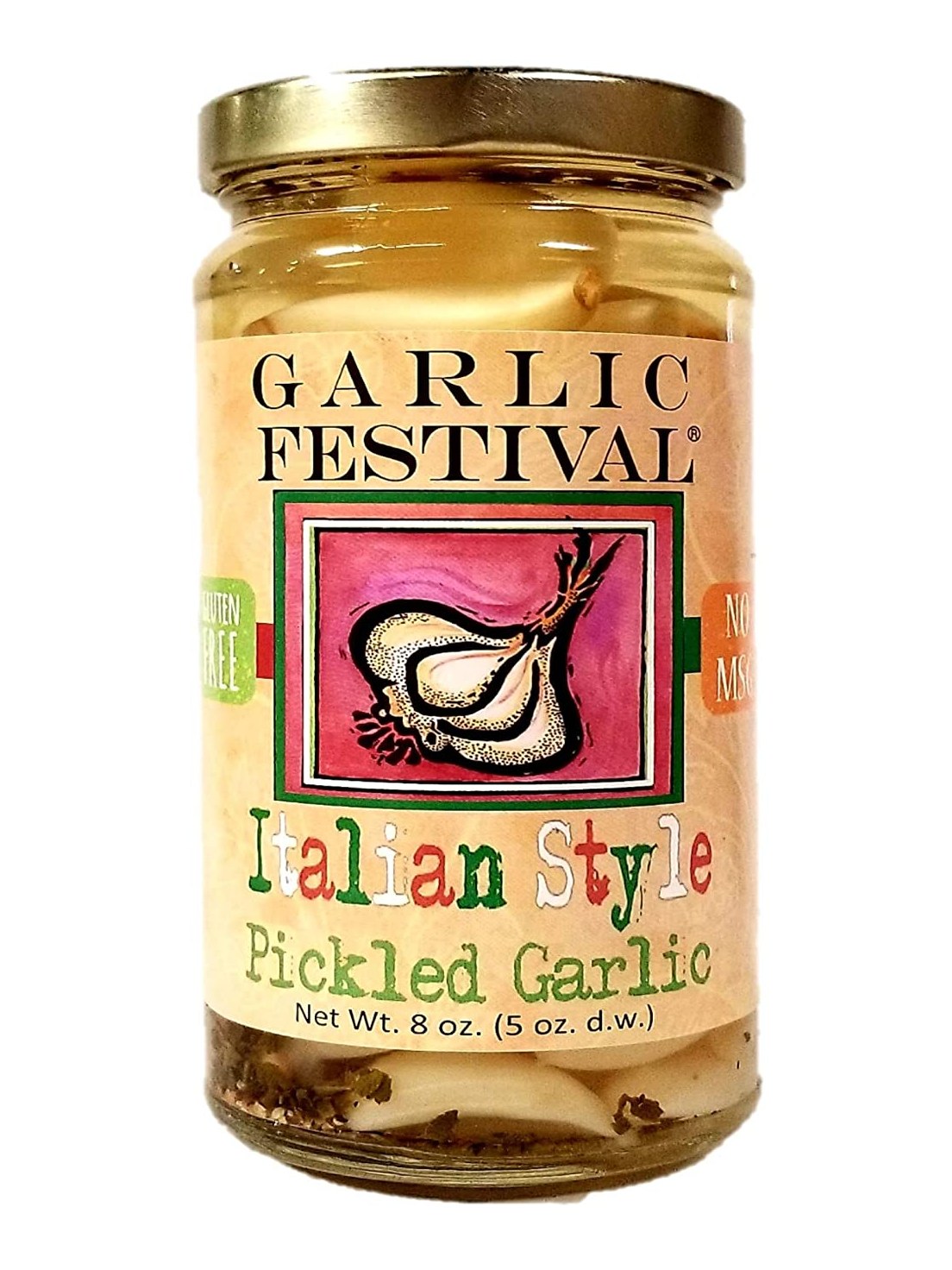 Pickled Garlic Italian Style Garlic Festival Foods 8