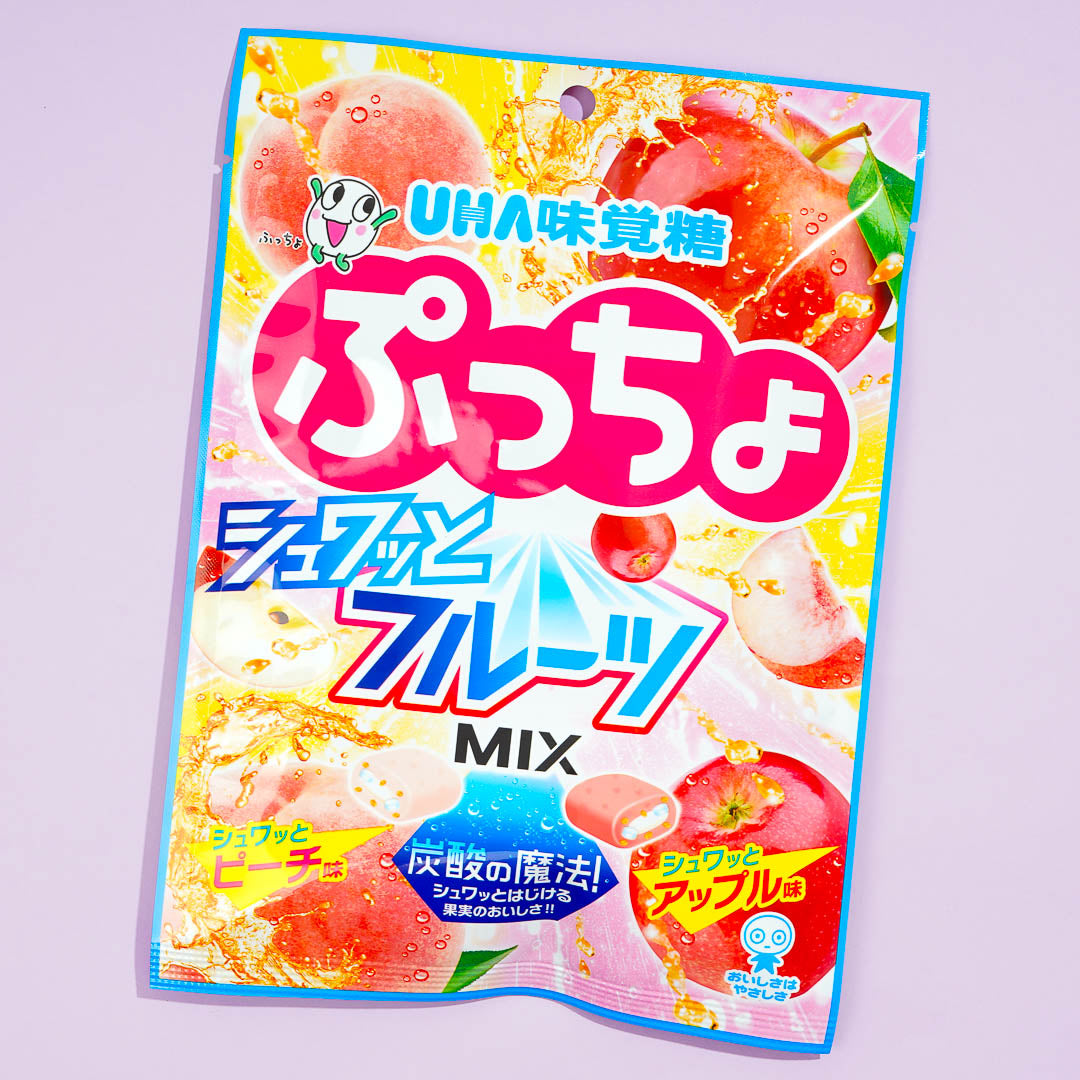 Puccho Chewy Candy Pack – Sparkling Peach & Apple