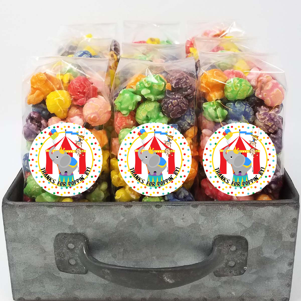 Circus Theme – Popcorn Party Favor Bags
