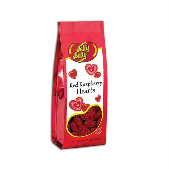 Red Raspberry Hearts – 2.75 oz Bag