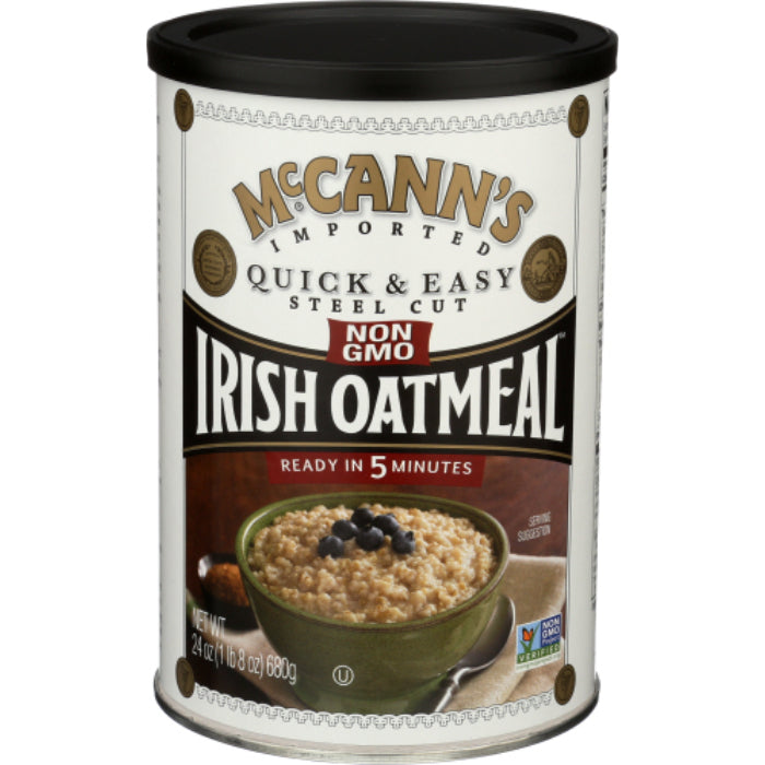 McCann – Oatmeal, Quick & Easy Steel Cut, 24 oz | Pack of 12