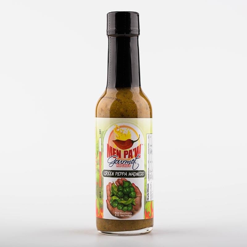 Men Pa’w Gourmet Green Peppa Madness Hot Sauce
