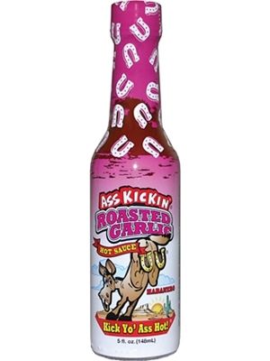 Ass Kickin Roasted Garlic Hot Sauce, 5oz.