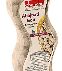 Chandan Abajpati Goli – Mouth Freshener (Pomegranate Chews) 6.35oz,180g