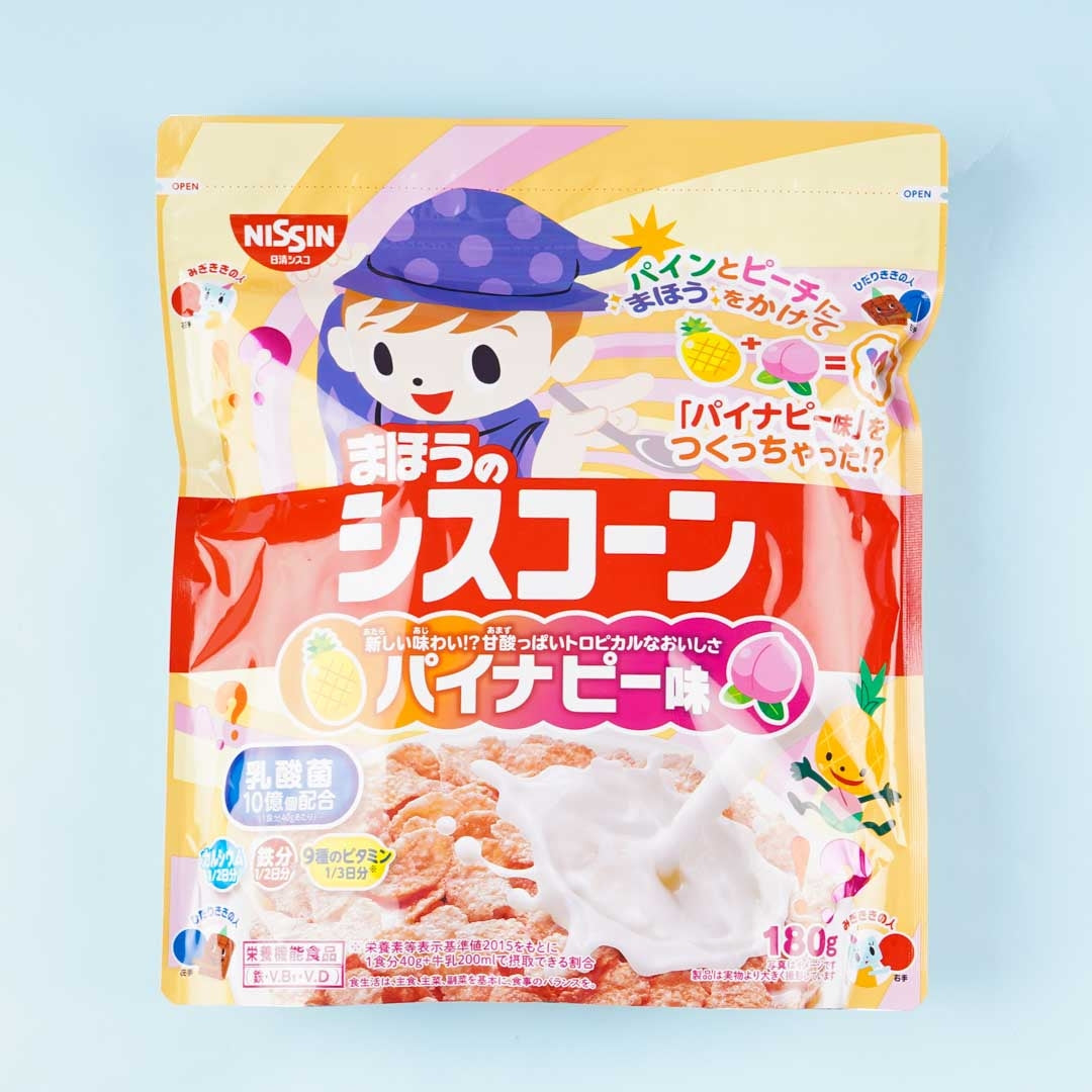 Nissin Mahou no Siscorn Cereal Pack – Pineapple & Peach