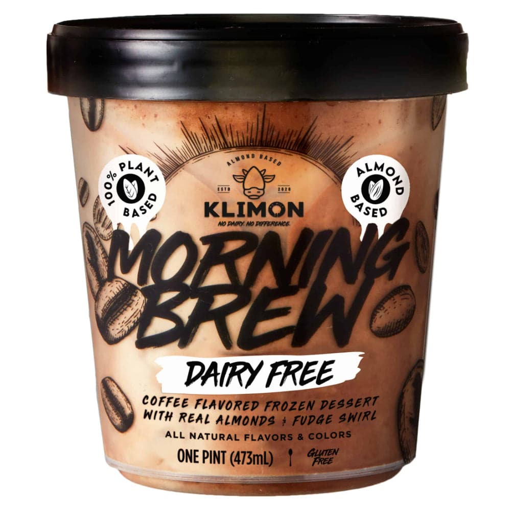 Klimon – Dairy Free Ice Cream Morning Brew 1 Pt – (Pack of 8)