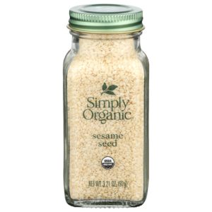 Simply Organic – Seed Sesame Whole Certified Organic, 3.21 Oz – Pack o