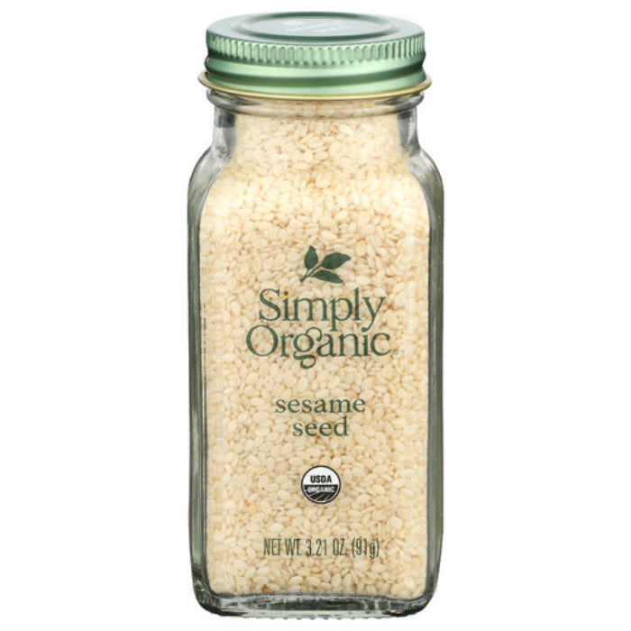 Simply Organic – Seed Sesame Whole Certified Organic, 3.21 Oz – Pack o